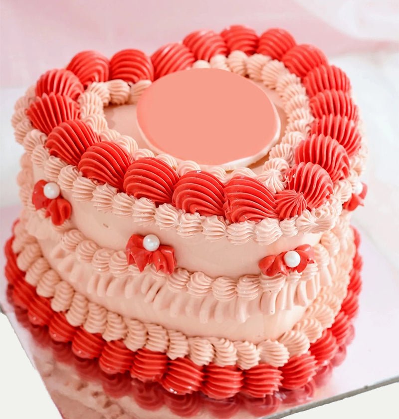 Heart Shaped Cake Vintage |Better Cakes Miami - Better Cakes Miami