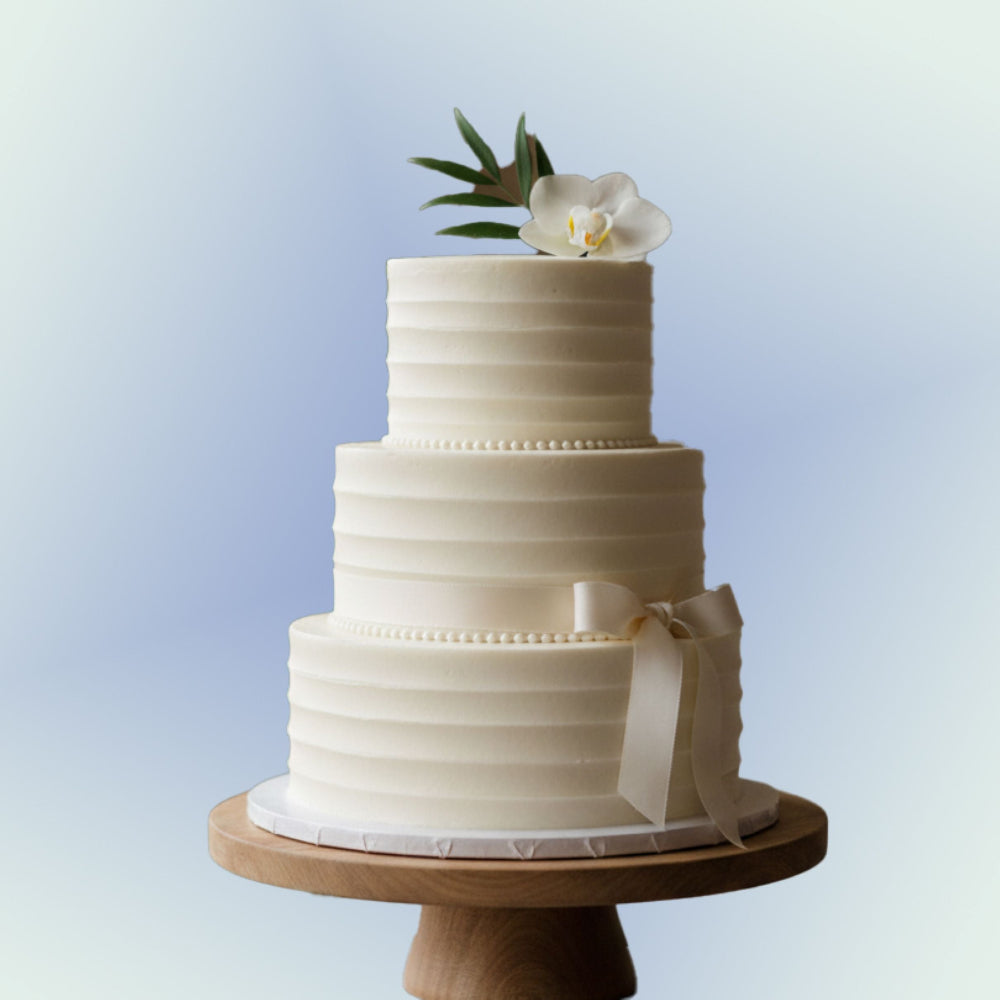 Intimate Wedding Cake 2– Three Tier Custom Cake