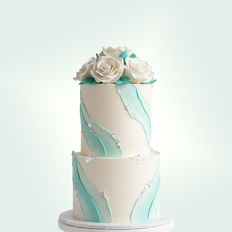 Modern Wedding cake | Feeds Up to 60
