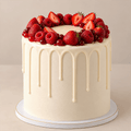Berries on Top Cake – White Chocolate Drip Cake Miami - Better Cakes Miami
