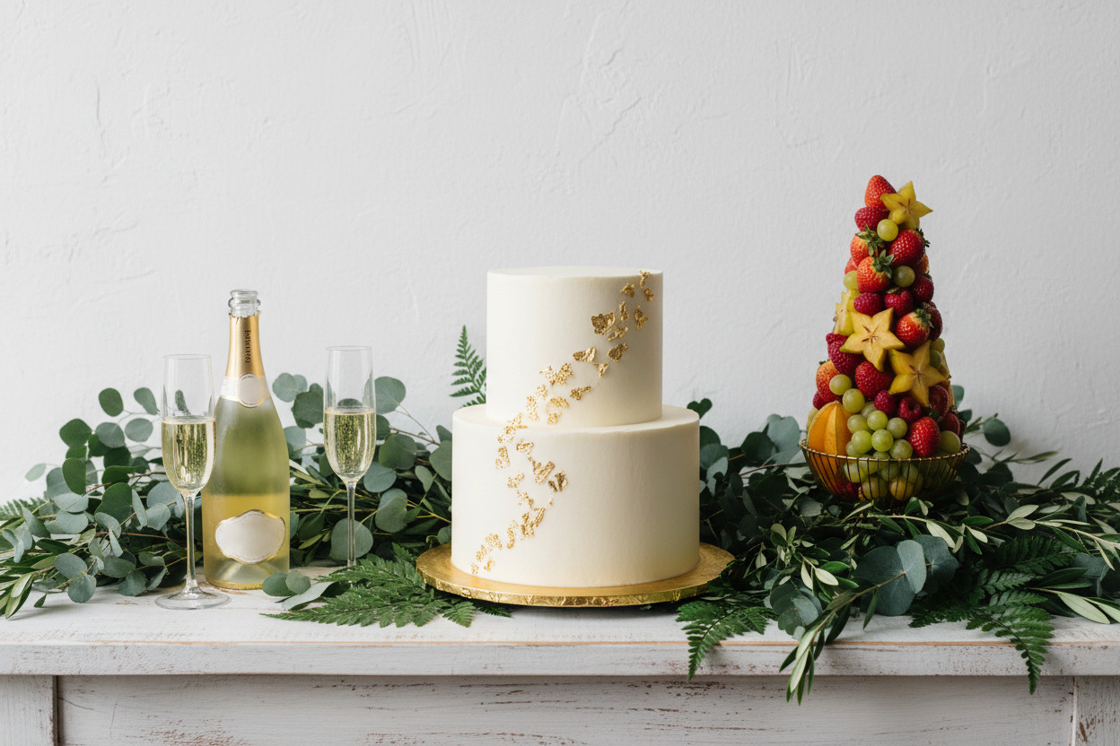 Intimate wedding cake 6
