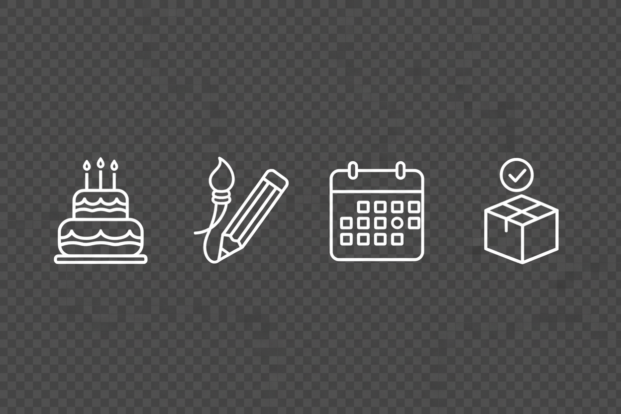 Iconos minimalistas outline
